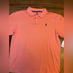 NWT Johnnie O XXL Mens Coral  Polo Shirt